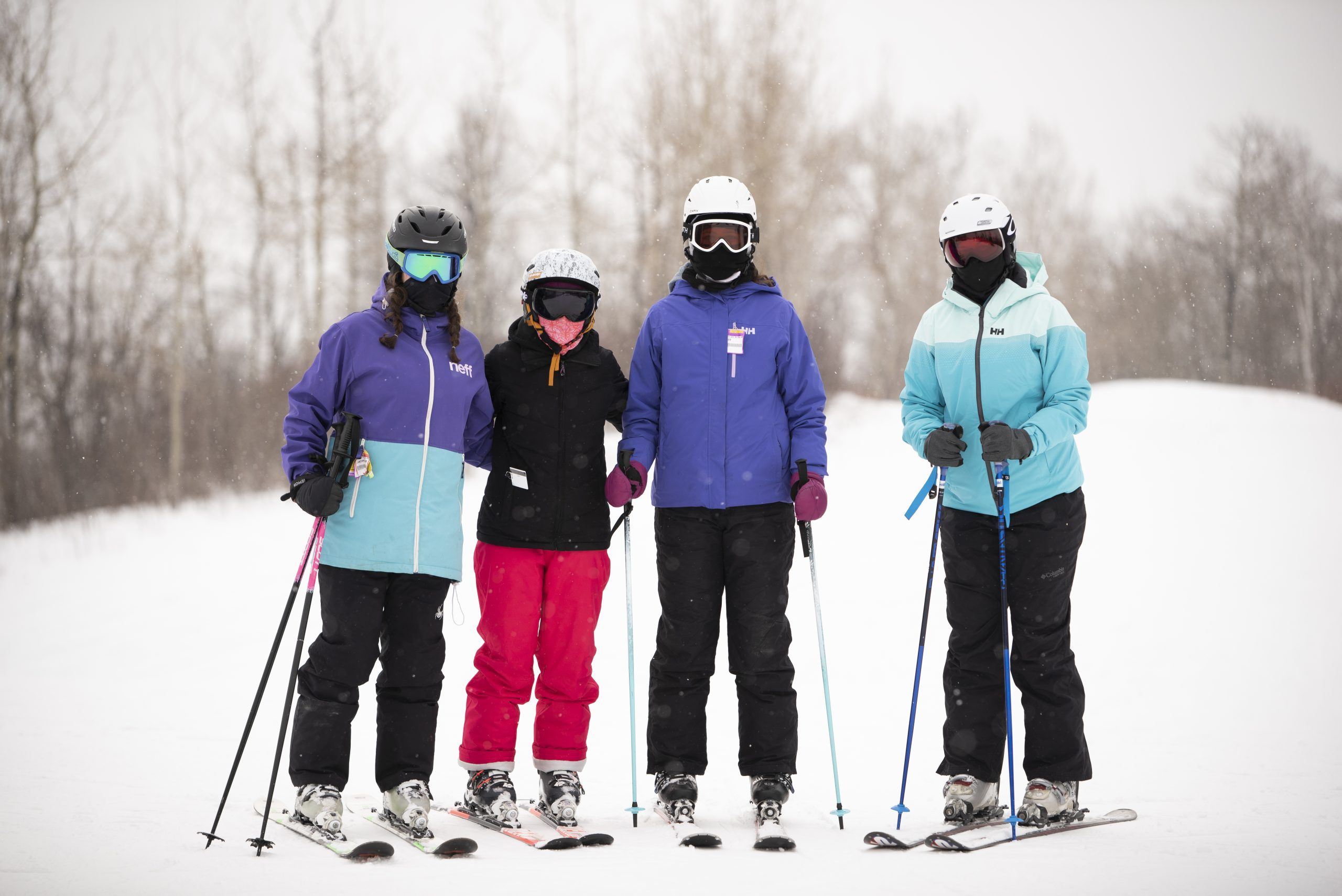 Group of people skiing
